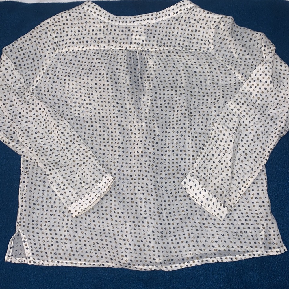 Bonpoint Girl’s Long Sleeve Blouse - Picture 3 of 3